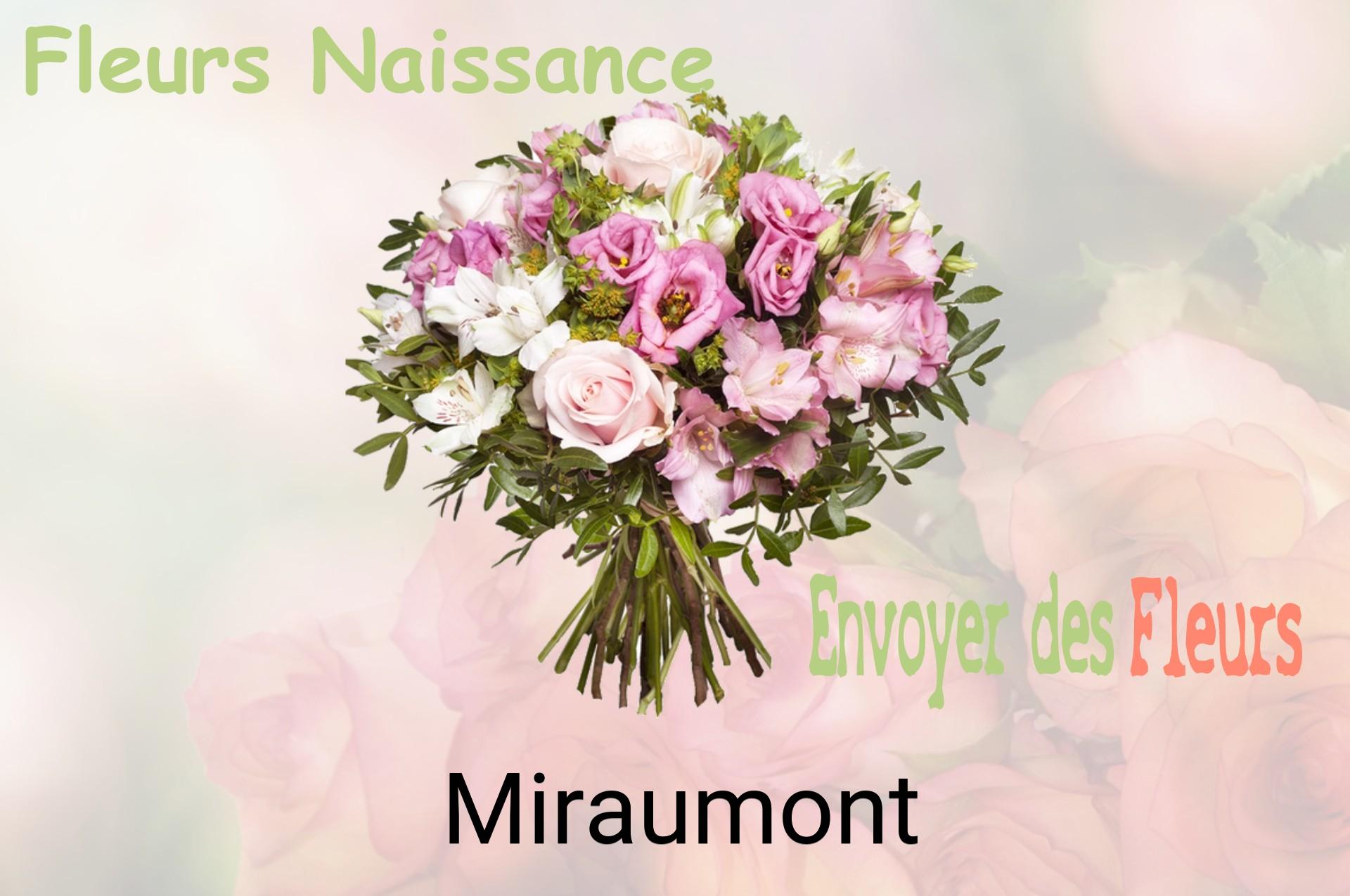Bouquet de fleurs de naissance livré à Miraumont