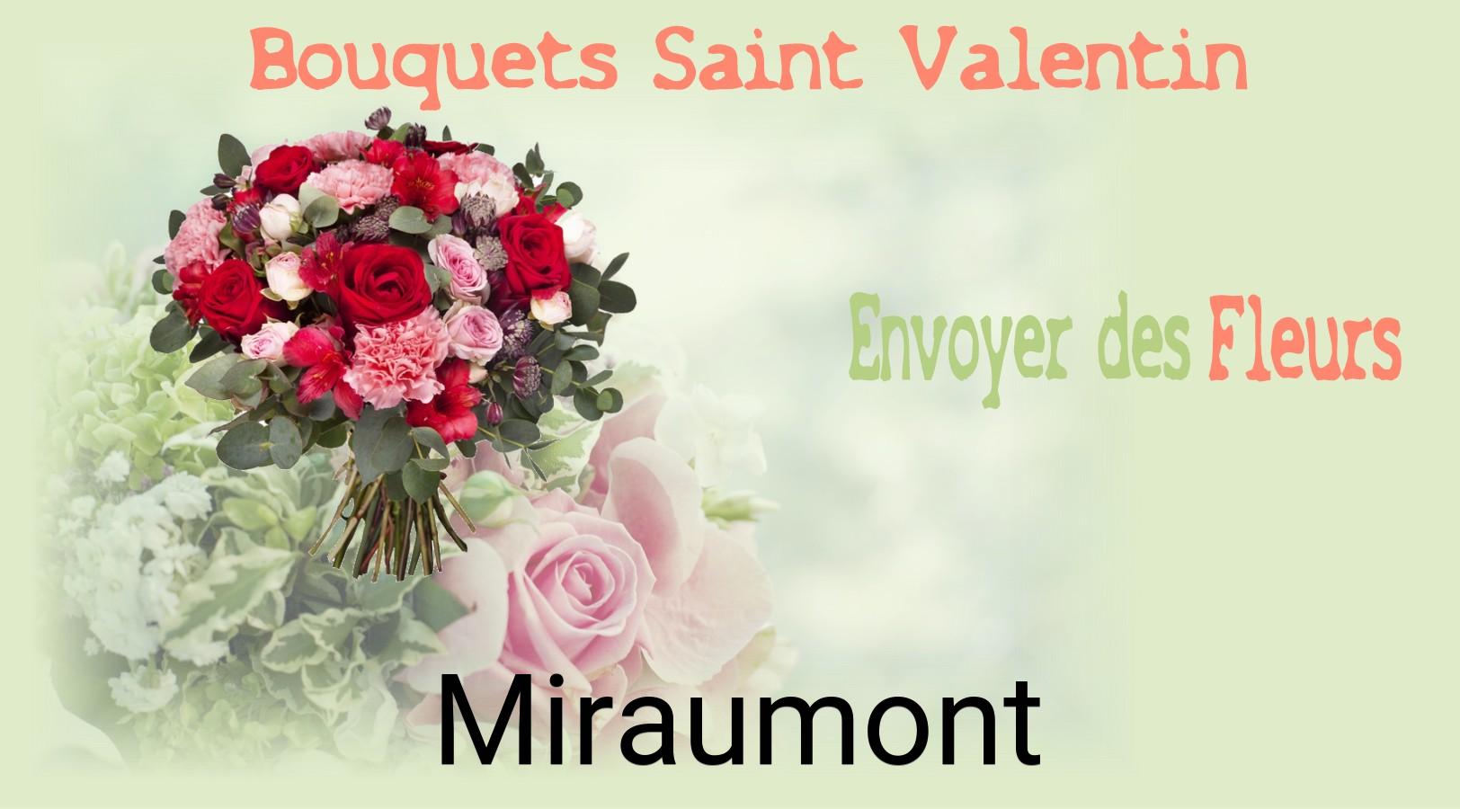 Roses de Saint-Valentin livrées à Miraumont